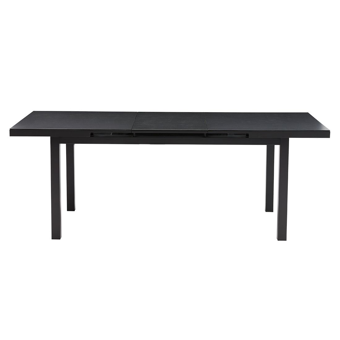 Sungörl Bamberg Ausziehtisch 140/180x90cm Aluminium/Keramik-Glas