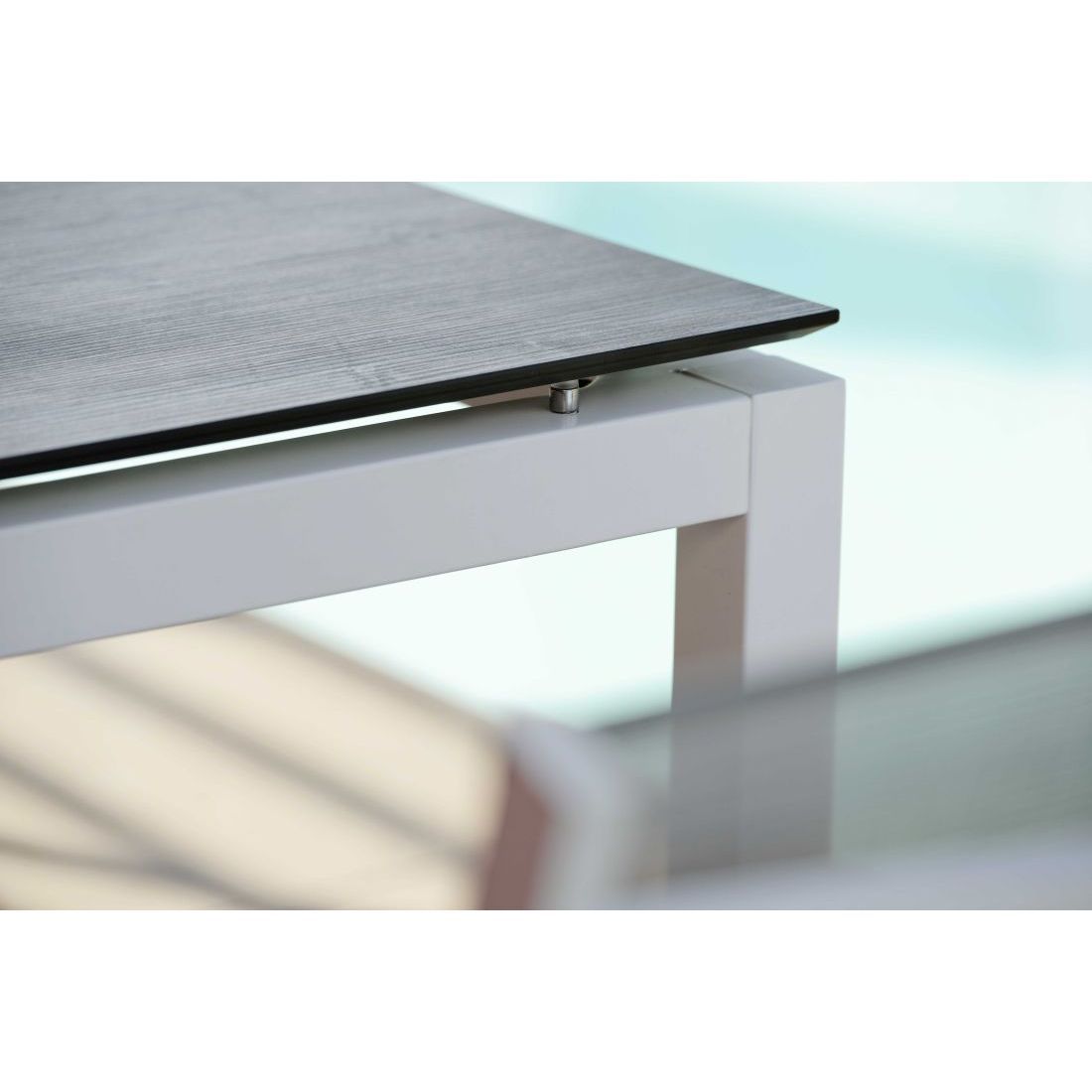 Stern Tischgestell 250x100cm Aluminium