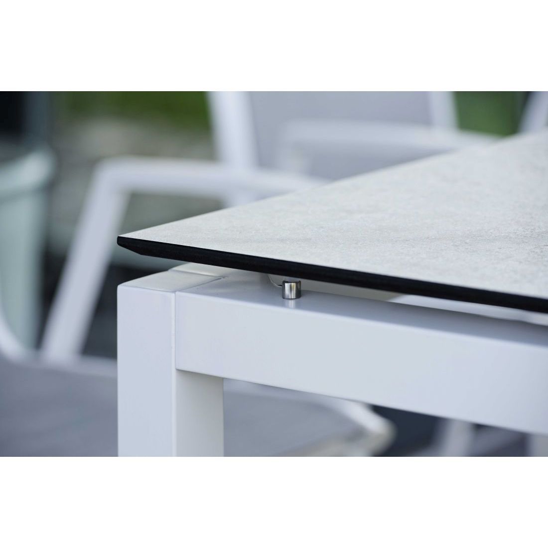 Stern Tischgestell 250x100cm Aluminium