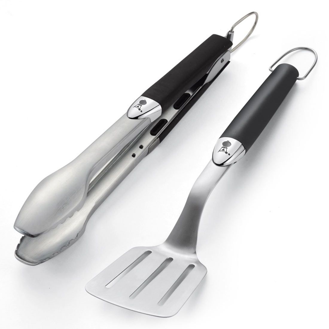 Weber Grillbesteck-Set Kompakt Edelstahl  2-teilig
