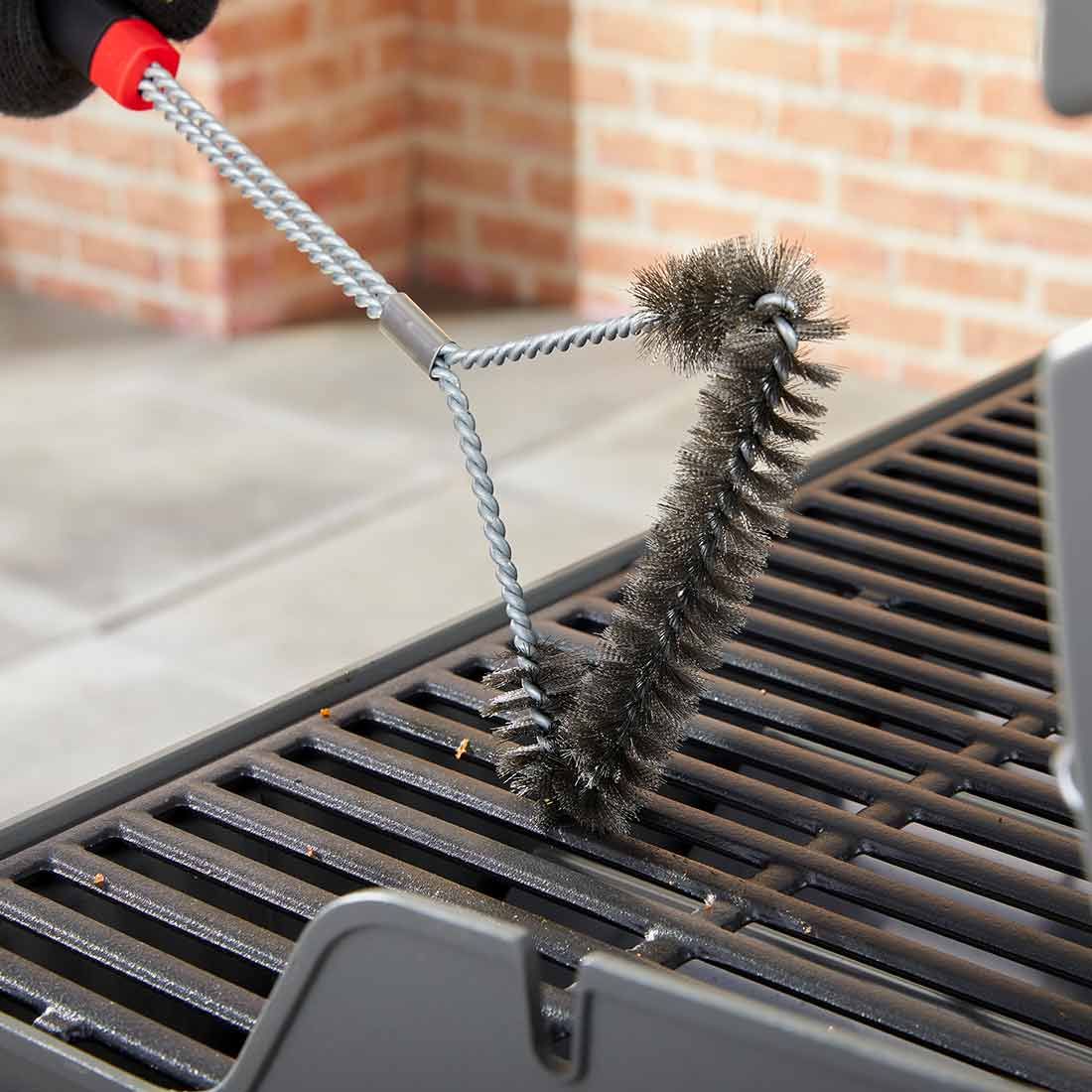 Weber Grillbürste dreiseitig 46cm Edelstahl/Kunststoff