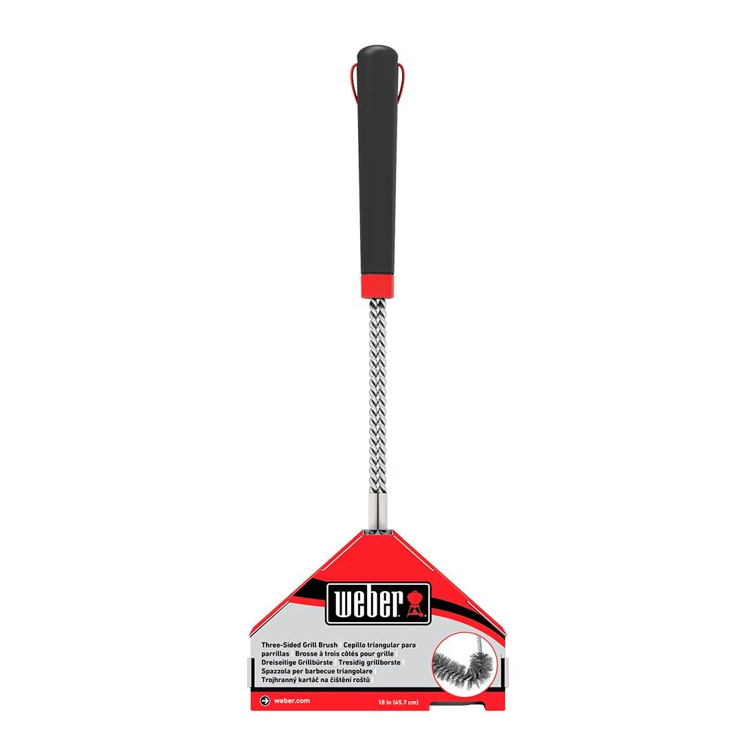 Weber Grillbürste dreiseitig 46cm Edelstahl/Kunststoff