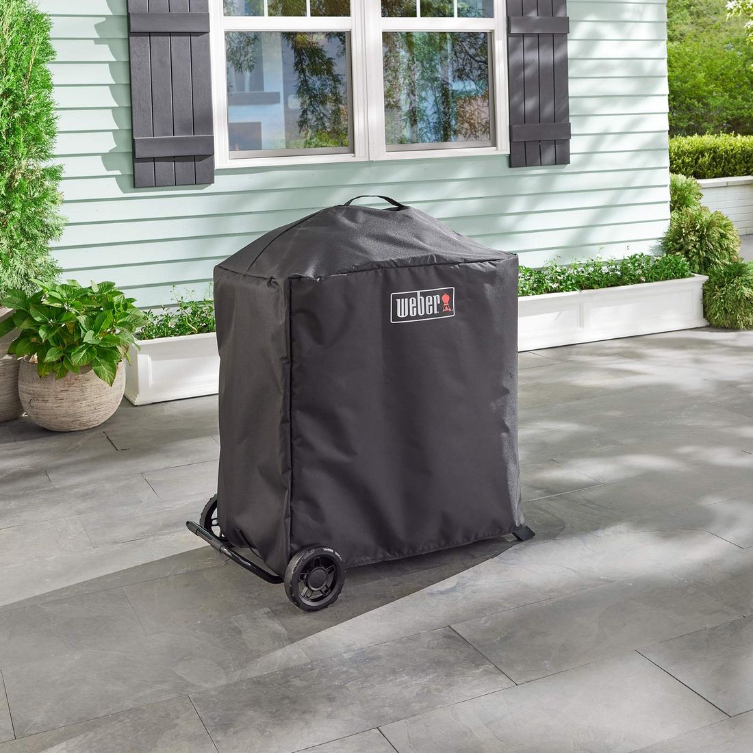 Weber Premium Grillabdeckung für Traveler Compact