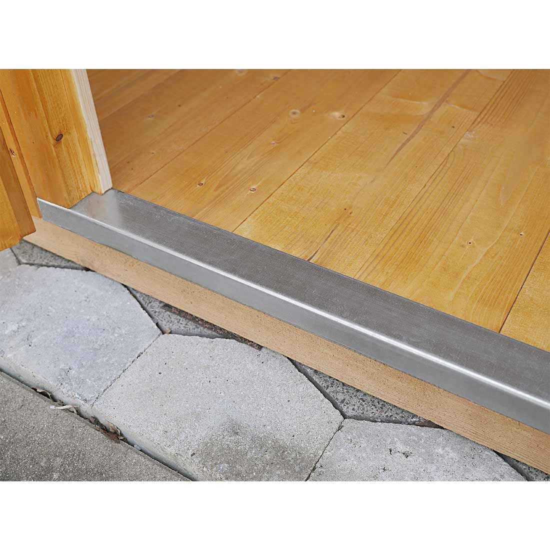Wolff Finnhaus Relax Lounge B Gartenhaus mit Anbau und Rückwand 300 cm