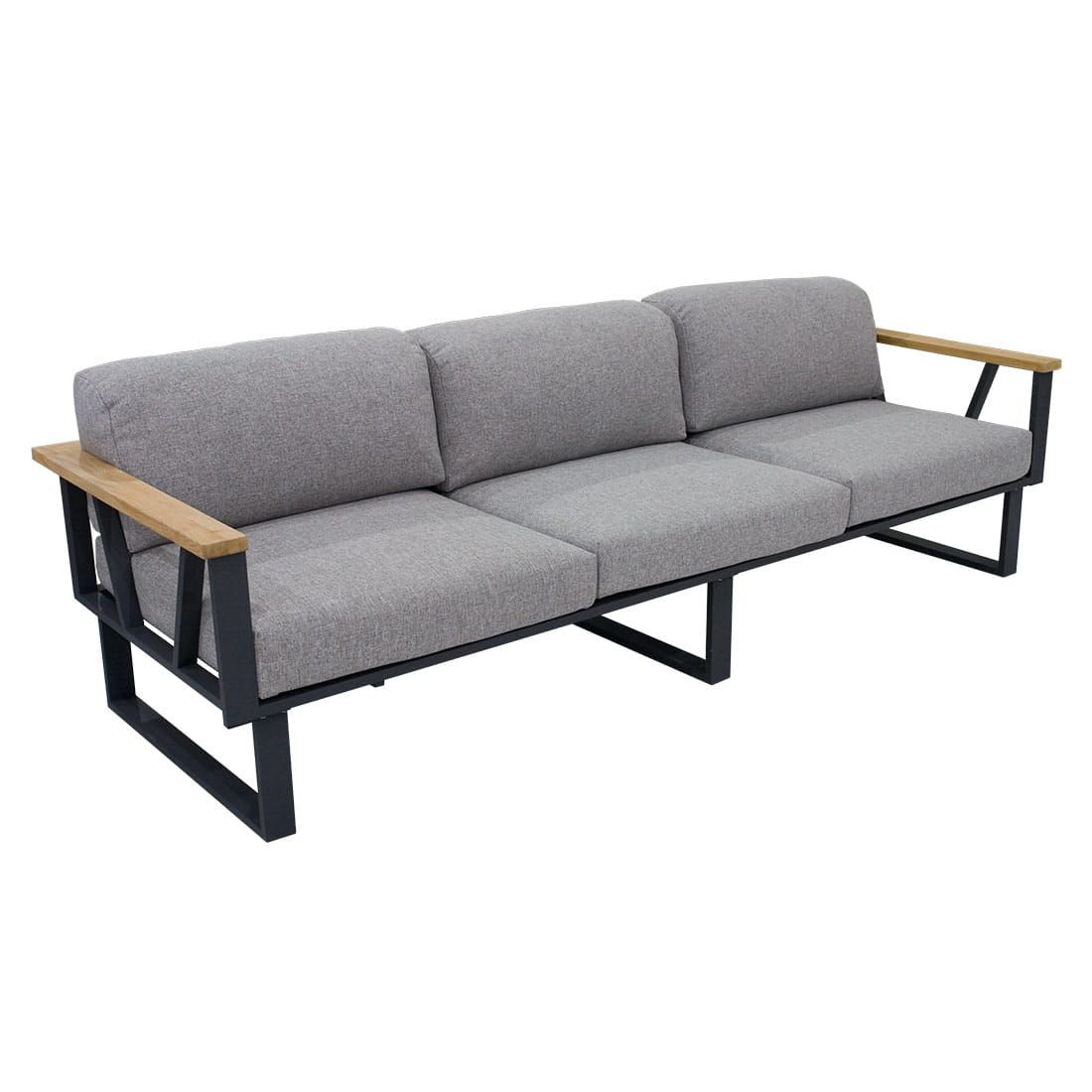 Zebra Belvedere Gartensofa Edelstahl/Tuvatextil
