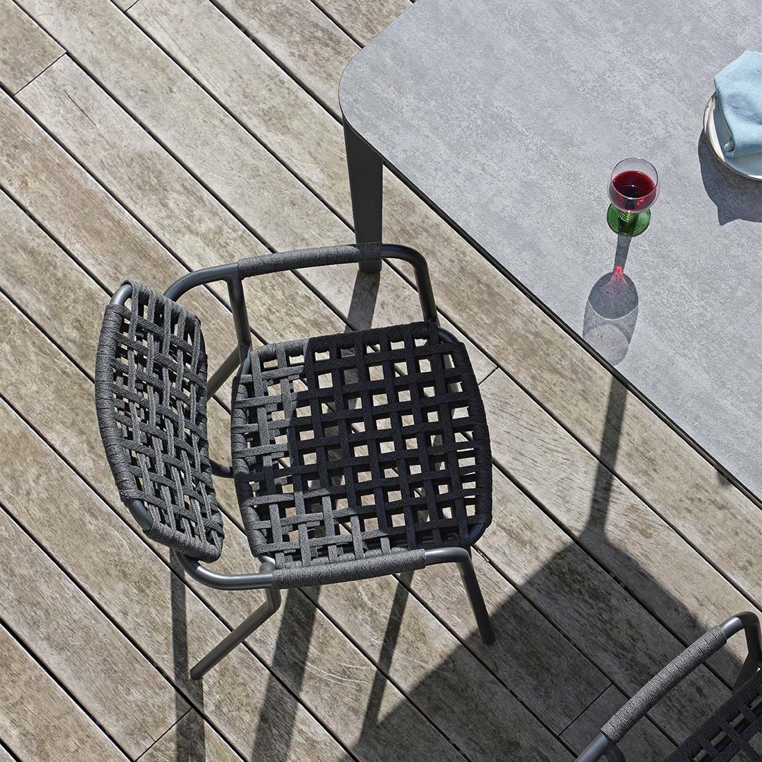 Zebra Costa Gartenmöbel-Set 5-tlg. Tisch 180x100cm