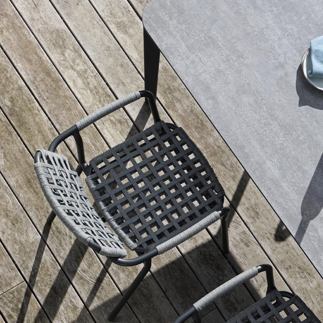 Zebra Costa Gartenmöbel-Set 5-tlg. Tisch 180x100cm