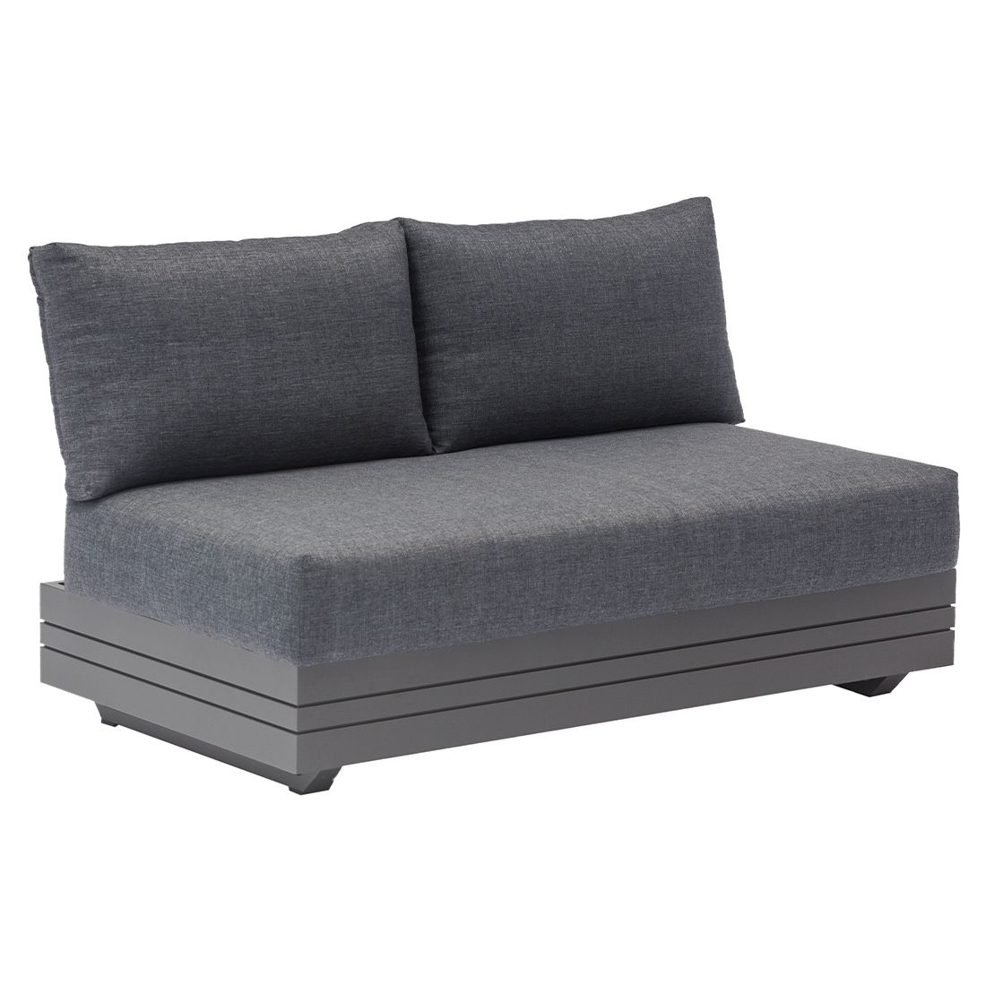Zebra Cubo Ecklounge 2-tlg. Aluminium/Olefin