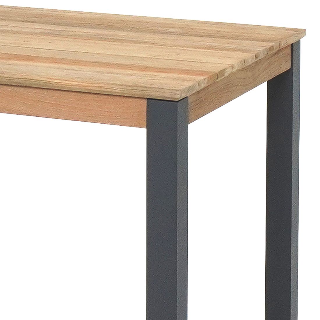 Zebra Derex Gartentisch 80x100cm Aluminium/Teak