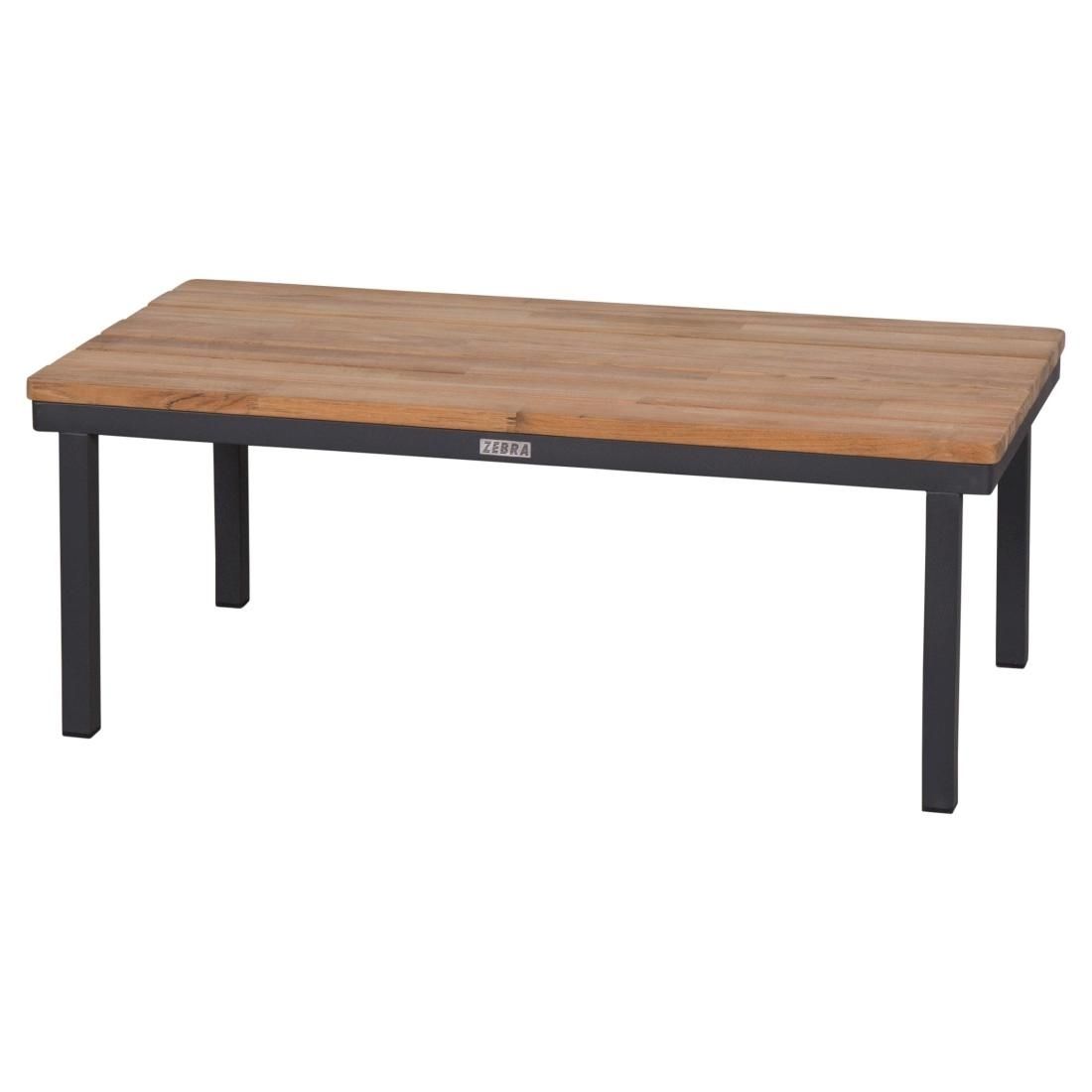 Zebra Hudson Loungetisch 77,5x48,5x30cm Edelstahl/Teak