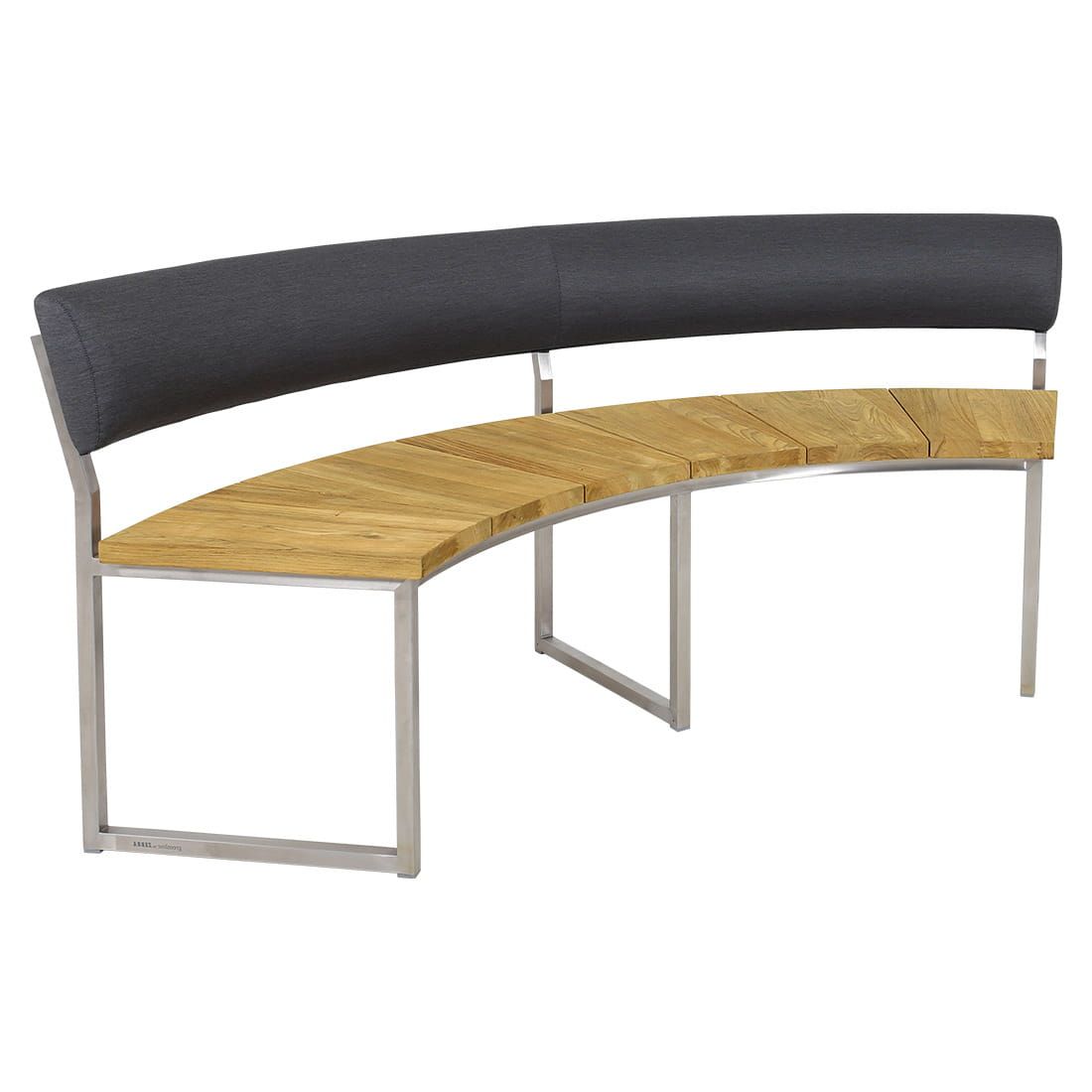 Zebra Onyx Gartenmöbelset 3-tlg. mit Gartentisch Ø160cm