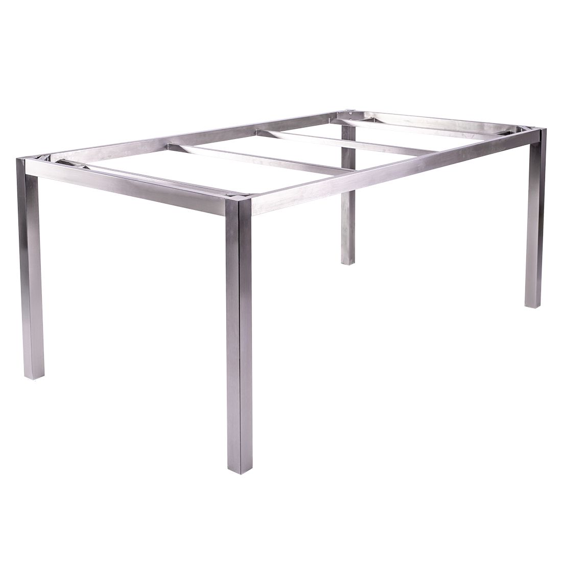Zebra Opus Gartentisch 160x90cm Edelstahl/HPL