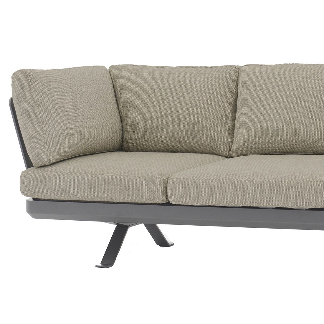 Zebra Sky Ecklounge verstellbar 4-tlg. Aluminium/Sunproof