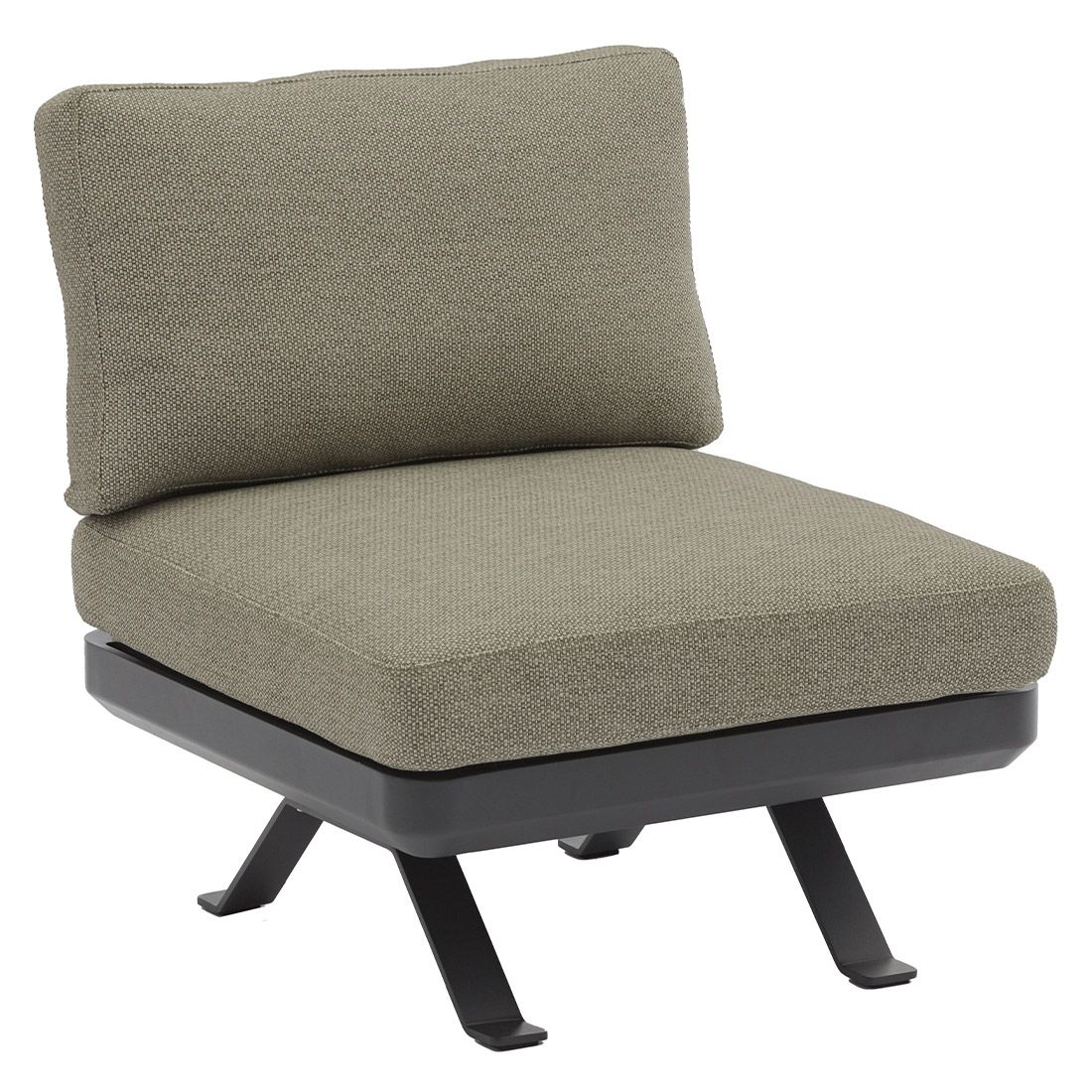 Zebra Sky Loungesessel Aluminium/Sunproof