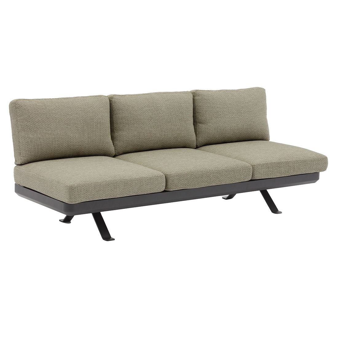 Zebra Sky Ecklounge 3-tlg. Aluminium/Sunproof