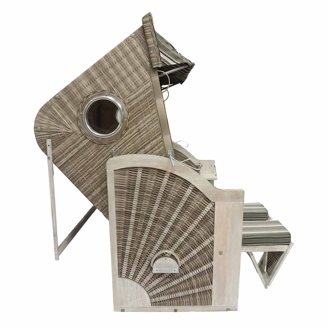 deVries Pure® Cliff XXL Strandkorb Pinie/Geflecht Des.440