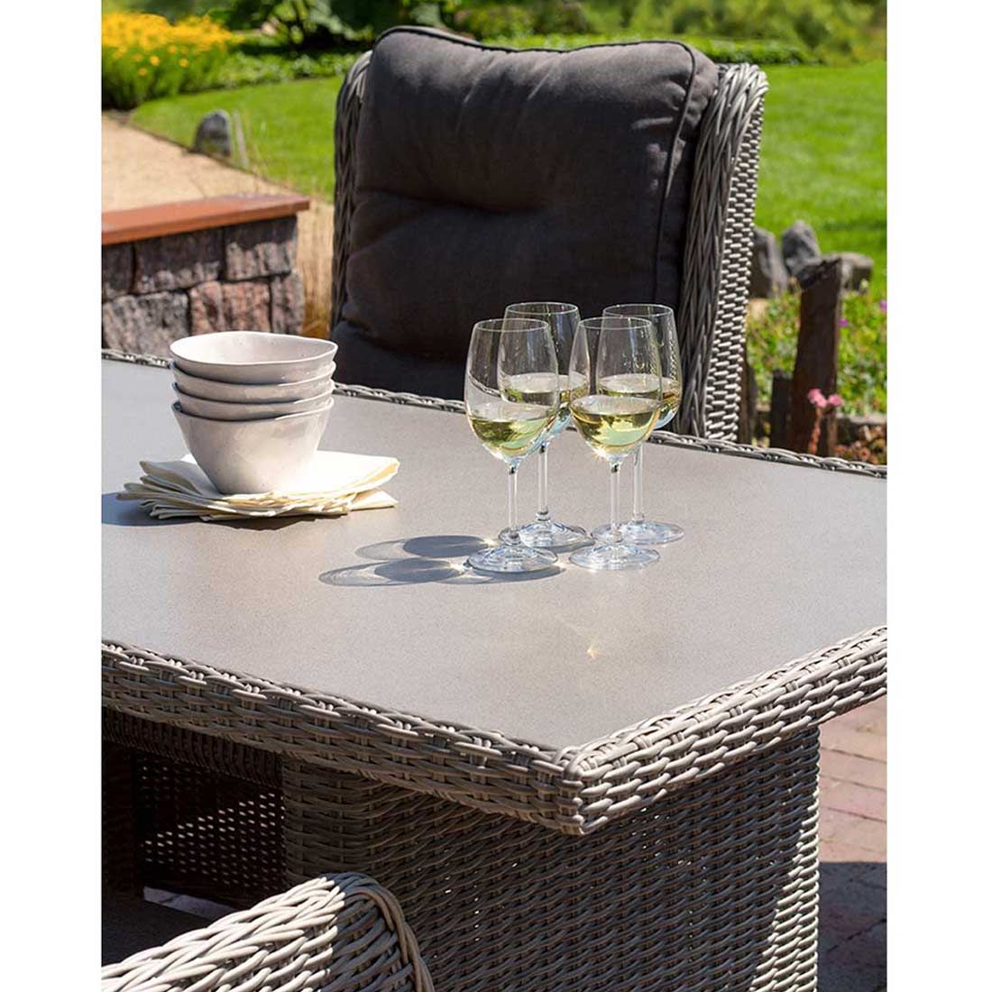 deVries Salou Gartenmöbelset 5-tlg. mit Tisch 165x90cm