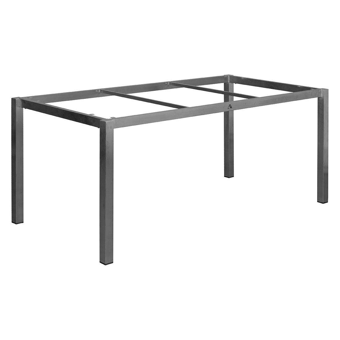 deVries Willington Gartentisch 180x90cm Edelstahl/HPL