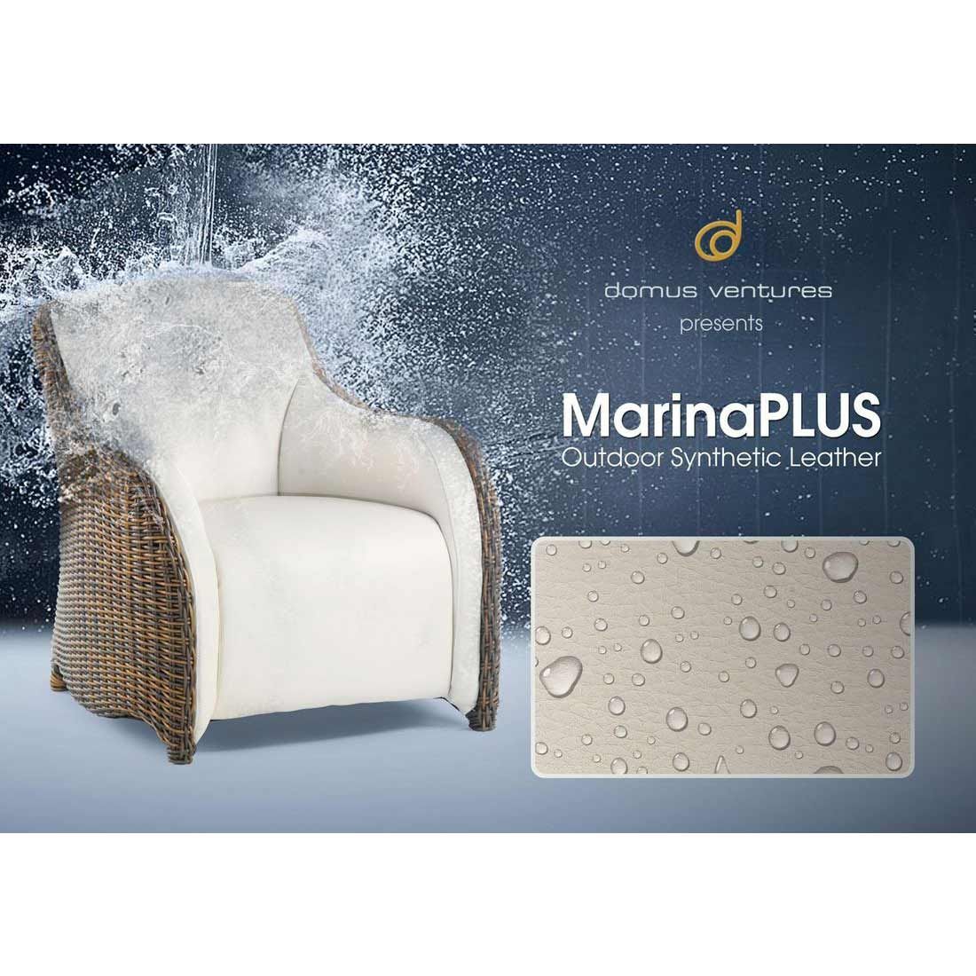 Domus Ventures Luxor Diningsessel Halbrundgeflecht/MarinaPlus