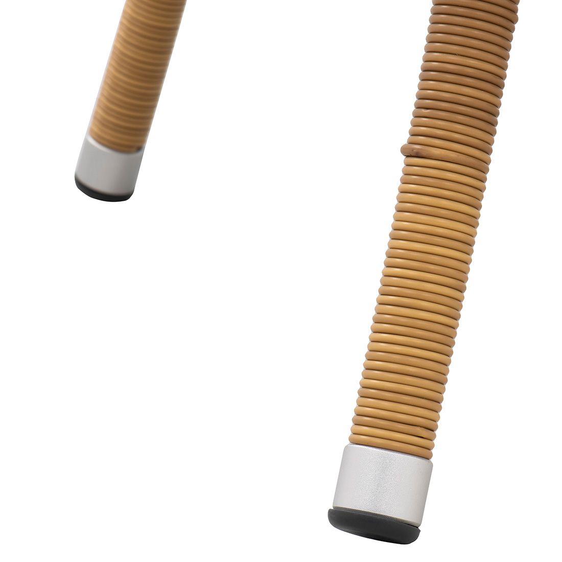 Domus Ventures Maryland Gartentisch Ø120 cm Geflecht Rund mit Glasplatte