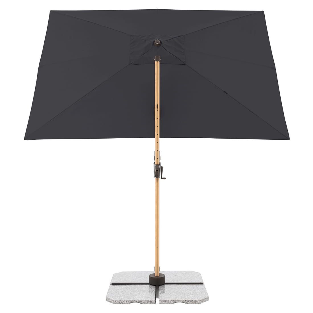 Doppler Alu-Wood Ultra Ampelschirm 300x220cm Holzoptik/Aluminium