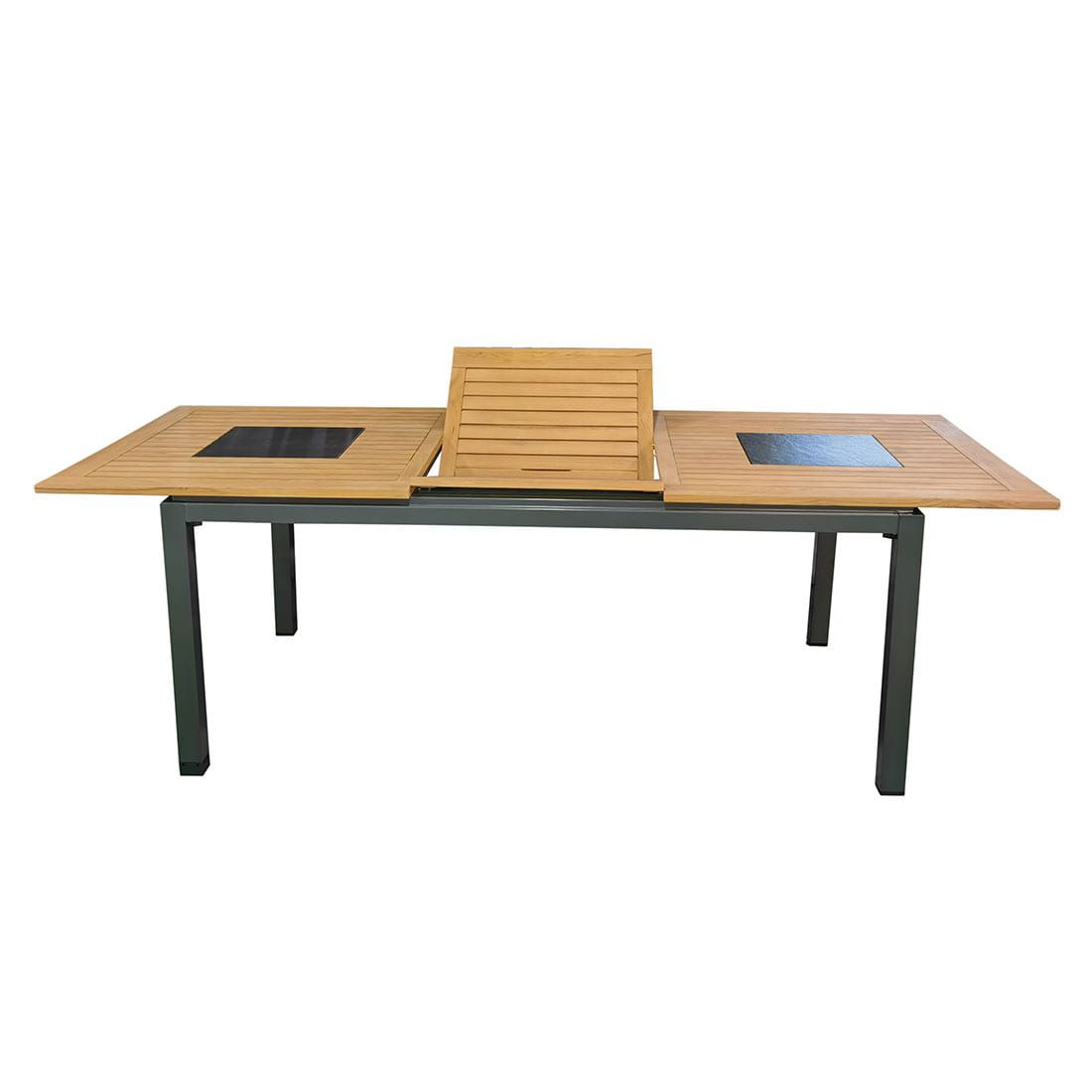 OUTLIV. Falun Gartenmöbelset 5-tlg. mit Ausziehtisch180/240x100cm
