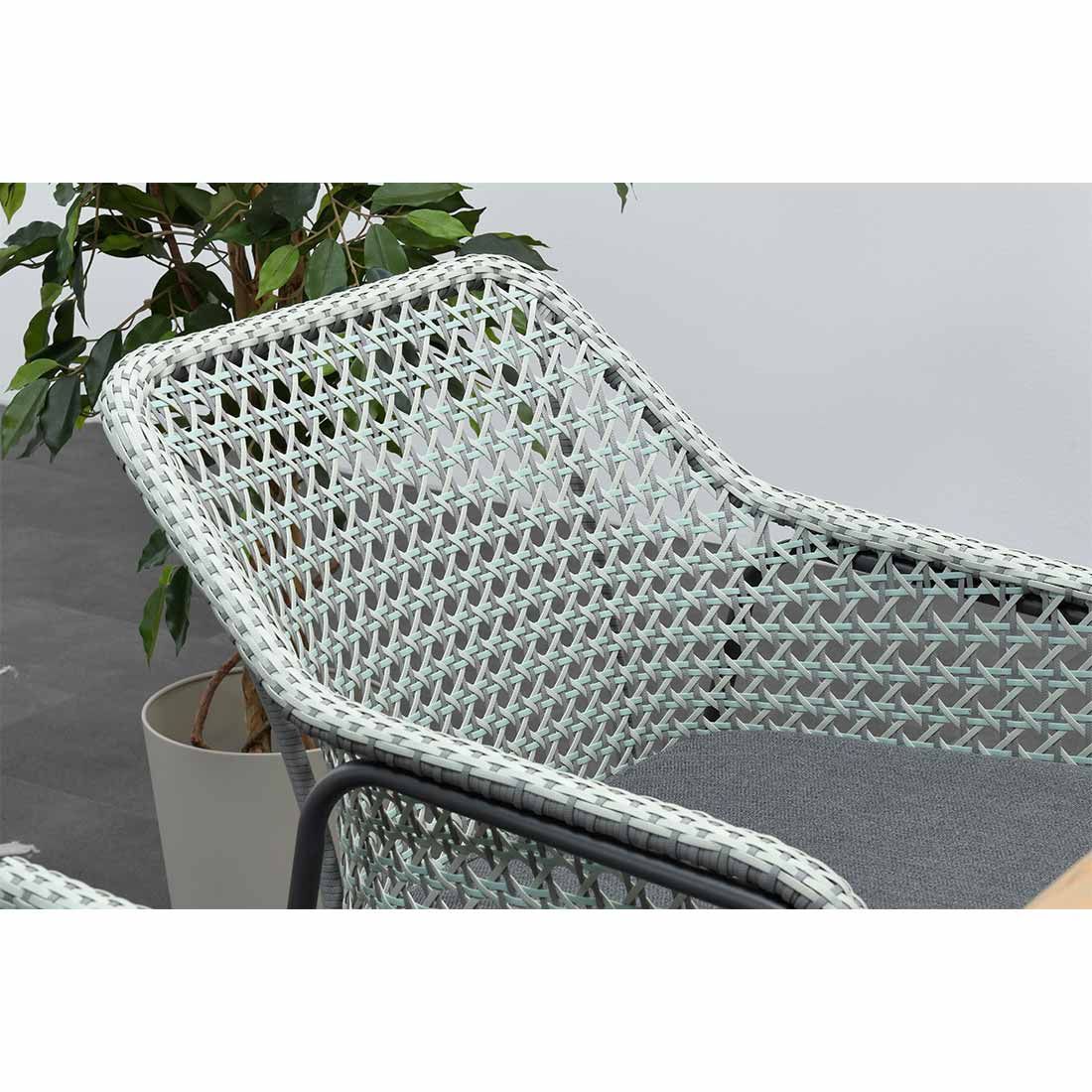 Garden Impressions Bellevue Diningsessel Aluminium/Rope