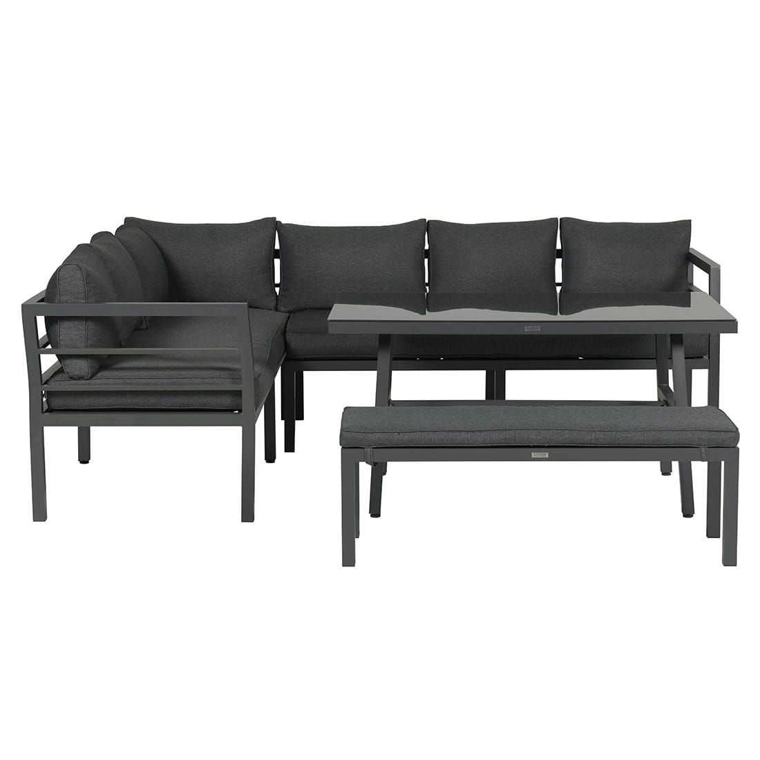 Garden Impressions Blakes Dininglounge 4-tlg. Aluminium/Polyester