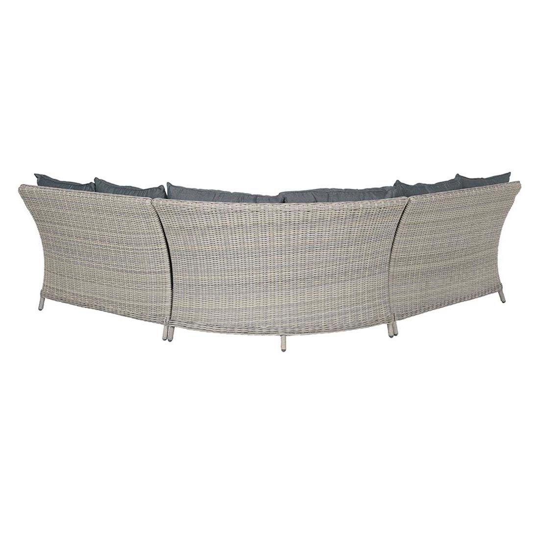 Garden Impressions Milwaukee Ecklounge 3-teilig Geflecht inklusive Kissen