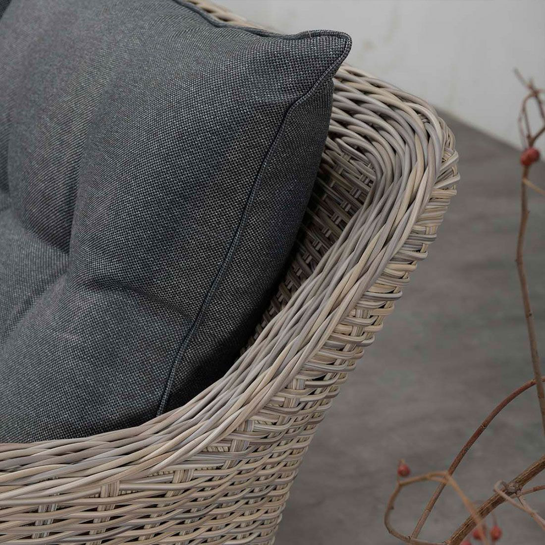 Garden Impressions Milwaukee Ecklounge 3-teilig Geflecht inklusive Kissen