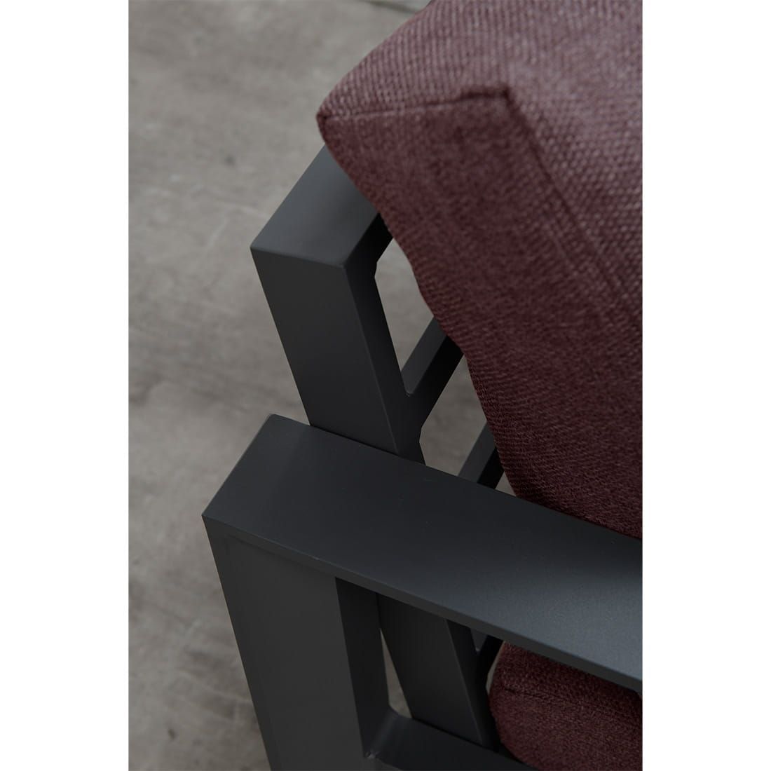 Garden Impressions Zion Lounge-Gruppe 4-tlg. Aluminium/Polster + Tisch 120x60 cm