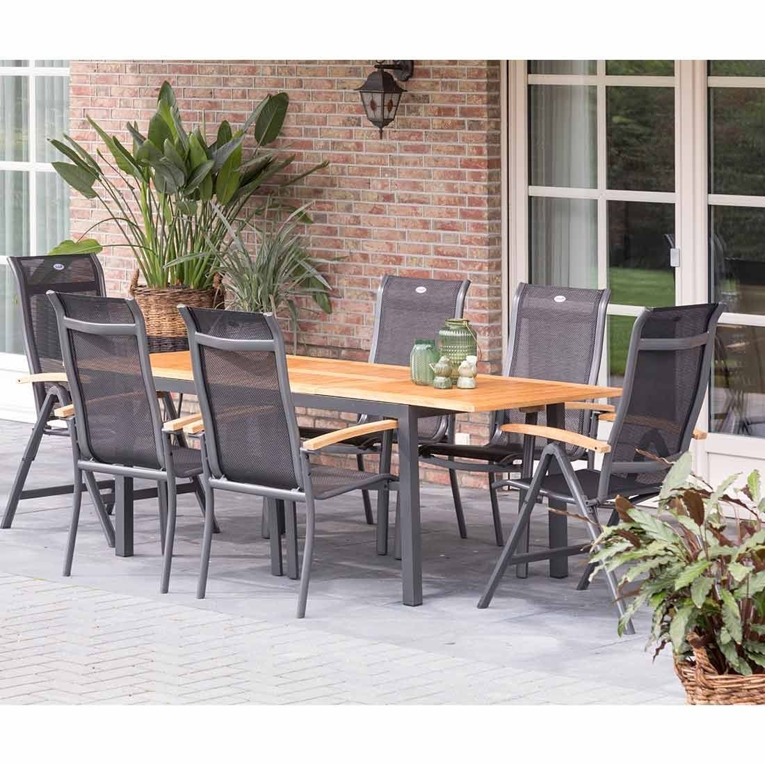 Hartman Alice/South Wales Sitzgruppe Mix 4+2 7tlg Tisch 150/210cm