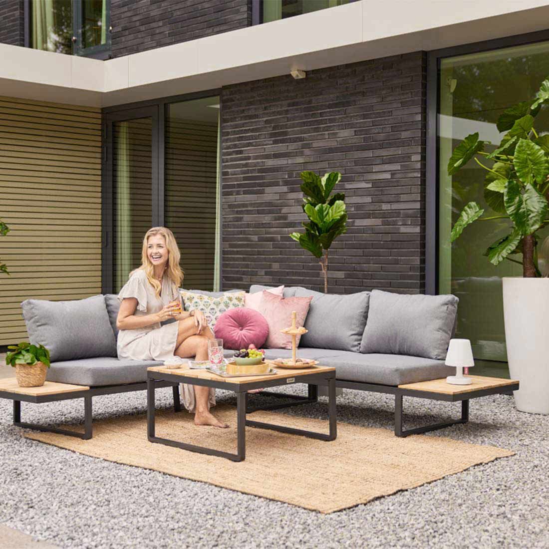 Hartman Madeira Ecklounge Aluminium/Polyester