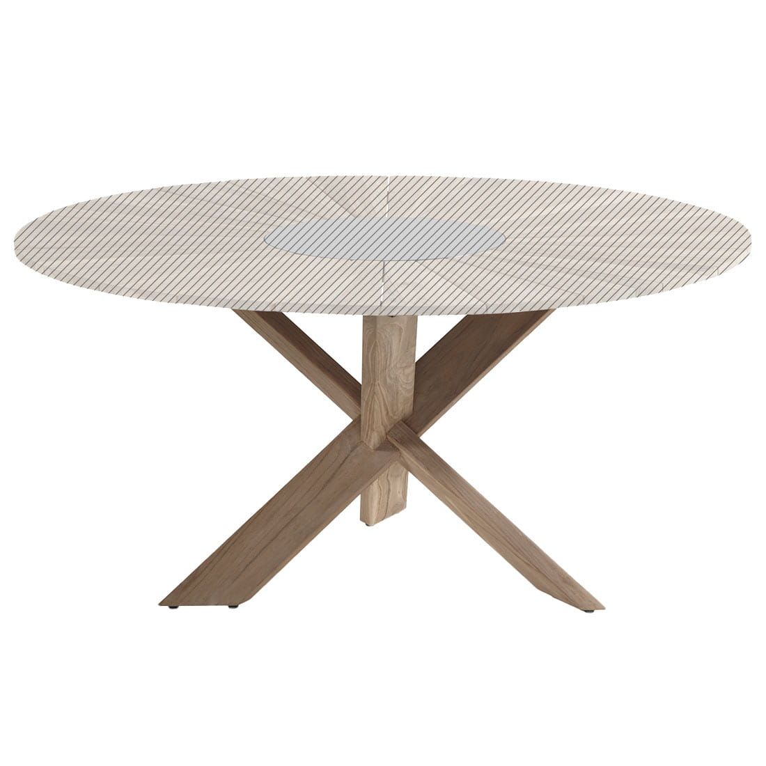 Hartman Provence Tischgestell für Ø150 cm Teak Recycelt