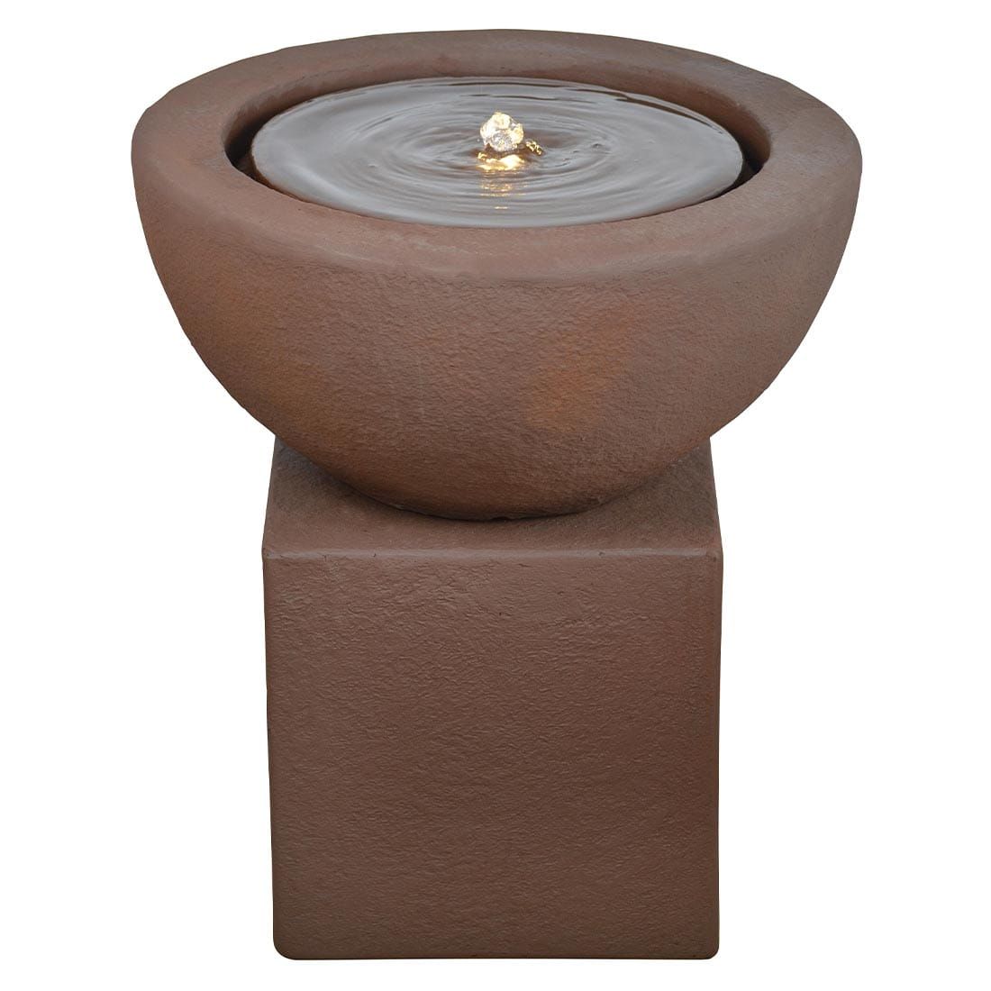 Heissner Half Ball LED Gartenbrunnen Polystone