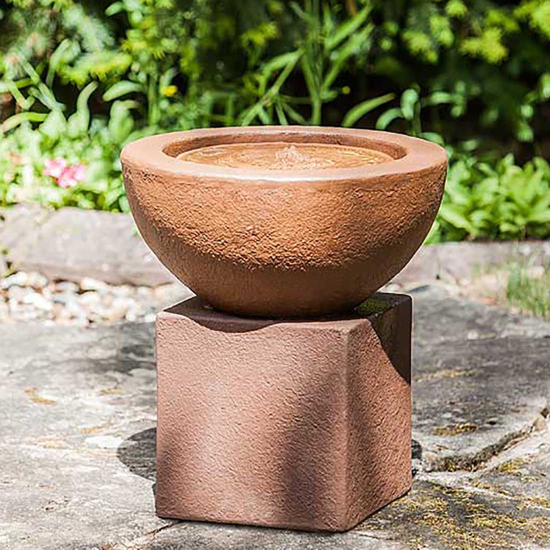 Heissner Half Ball LED Gartenbrunnen Polystone
