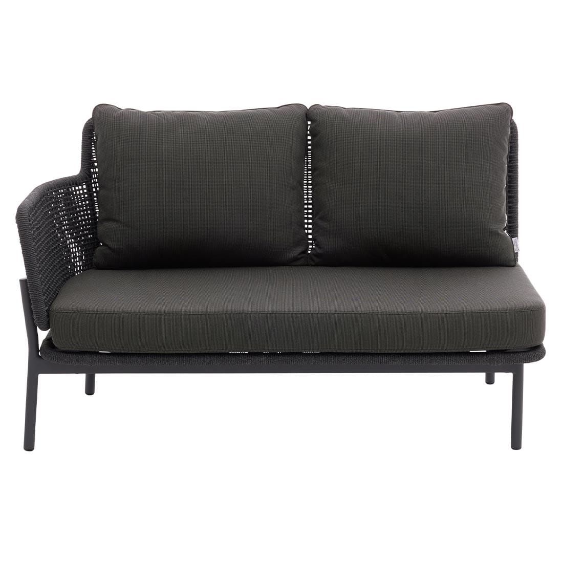 Interliving 7005 Endmodul links Aluminium/Rope/Olefin