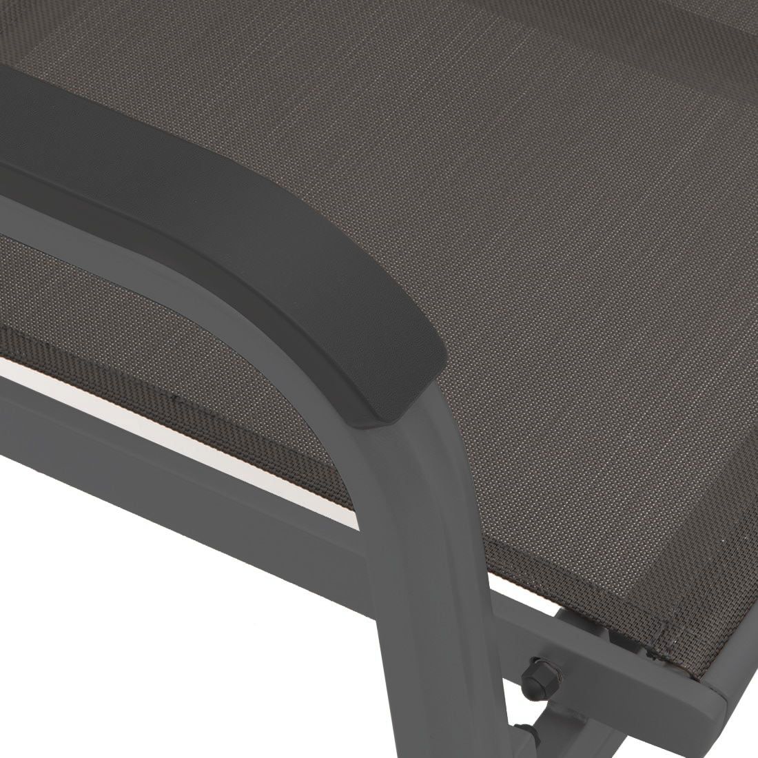 Kettler Basic Plus 3-Sitzerbank Aluminium/Textilene