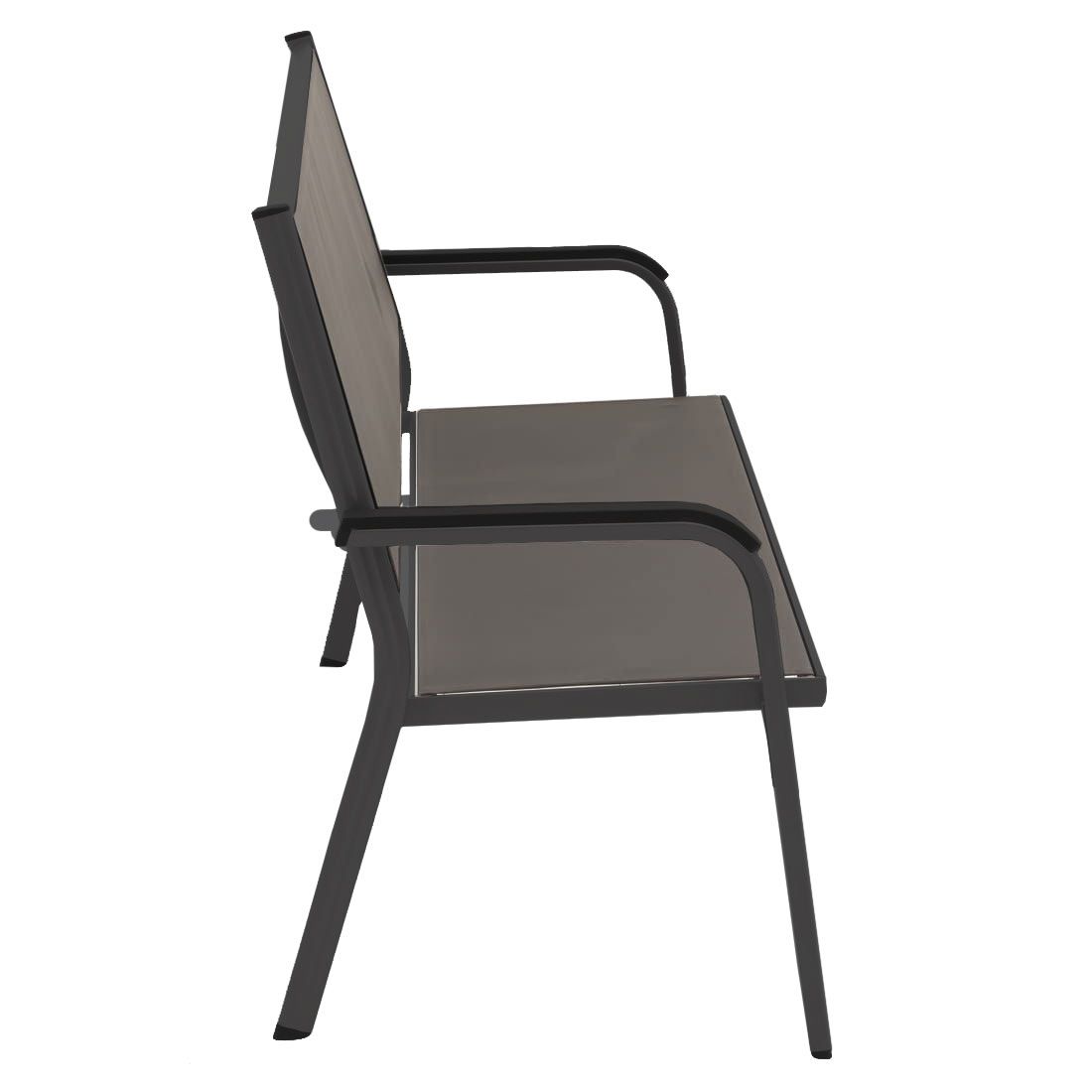 Kettler Basic Plus Gartenbank Aluminium/Textilene