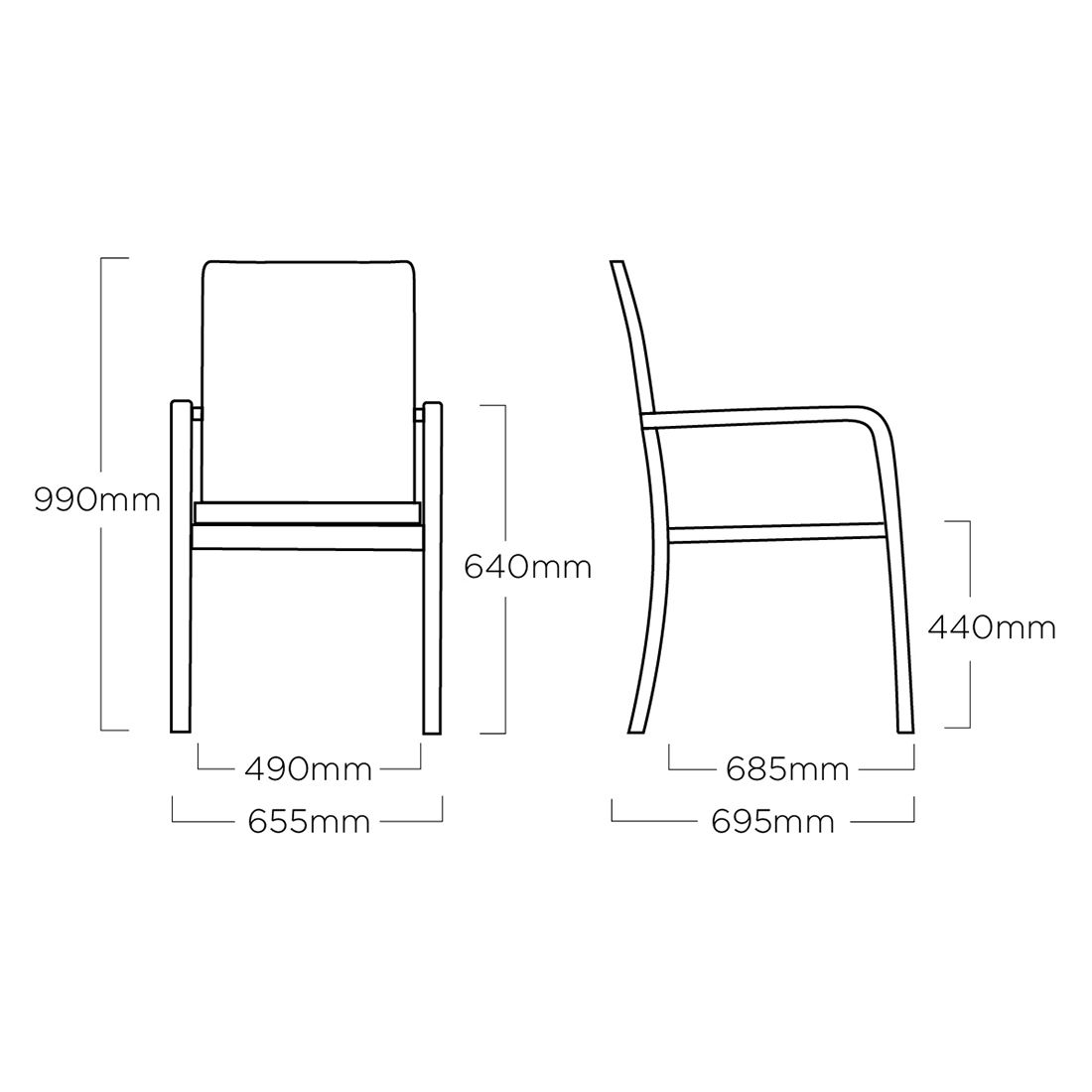 Kettler Basic Plus Gartenmöbelset 9-tlg. + Tisch 180x95cm