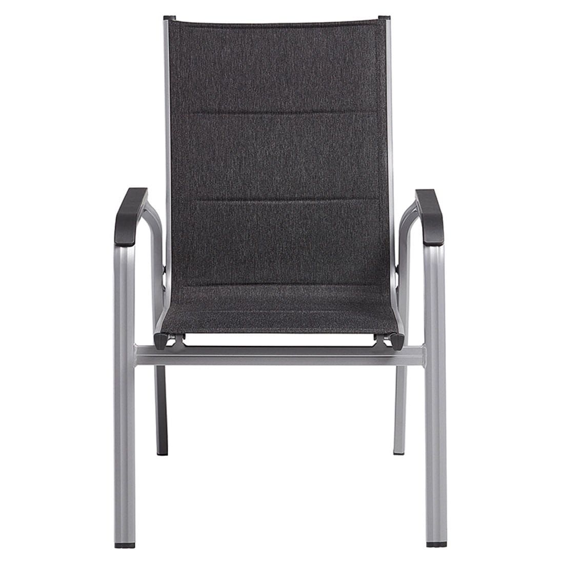 Kettler Basic Plus pad Stapelsessel Aluminium/Outdoorgewebe