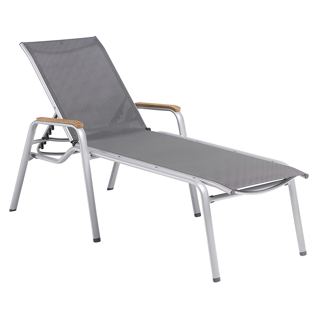 Kettler Cirrus Silver-Line Gartenliege Aluminium/Outdoorgewebe