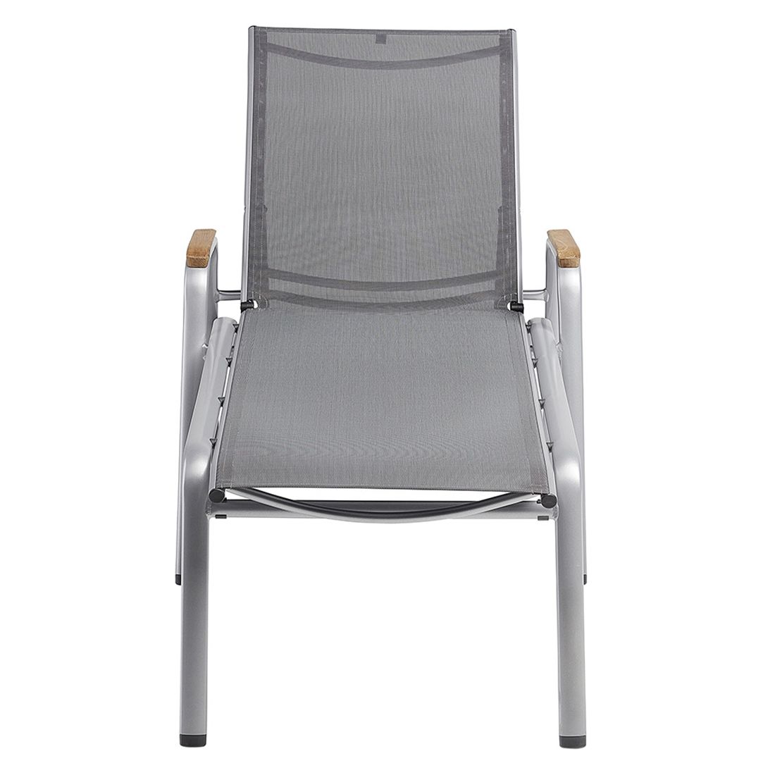 Kettler Cirrus Silver-Line Gartenliege Aluminium/Outdoorgewebe