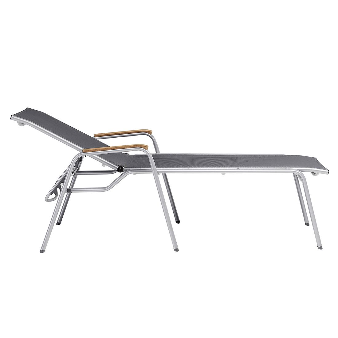 Kettler Cirrus Silver-Line Gartenliege Aluminium/Outdoorgewebe
