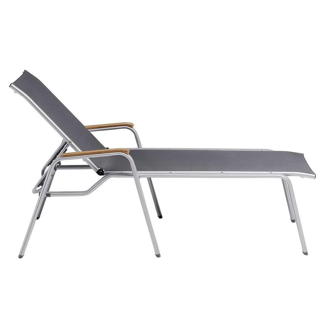 Kettler Cirrus Silver-Line Gartenliege Aluminium/Outdoorgewebe