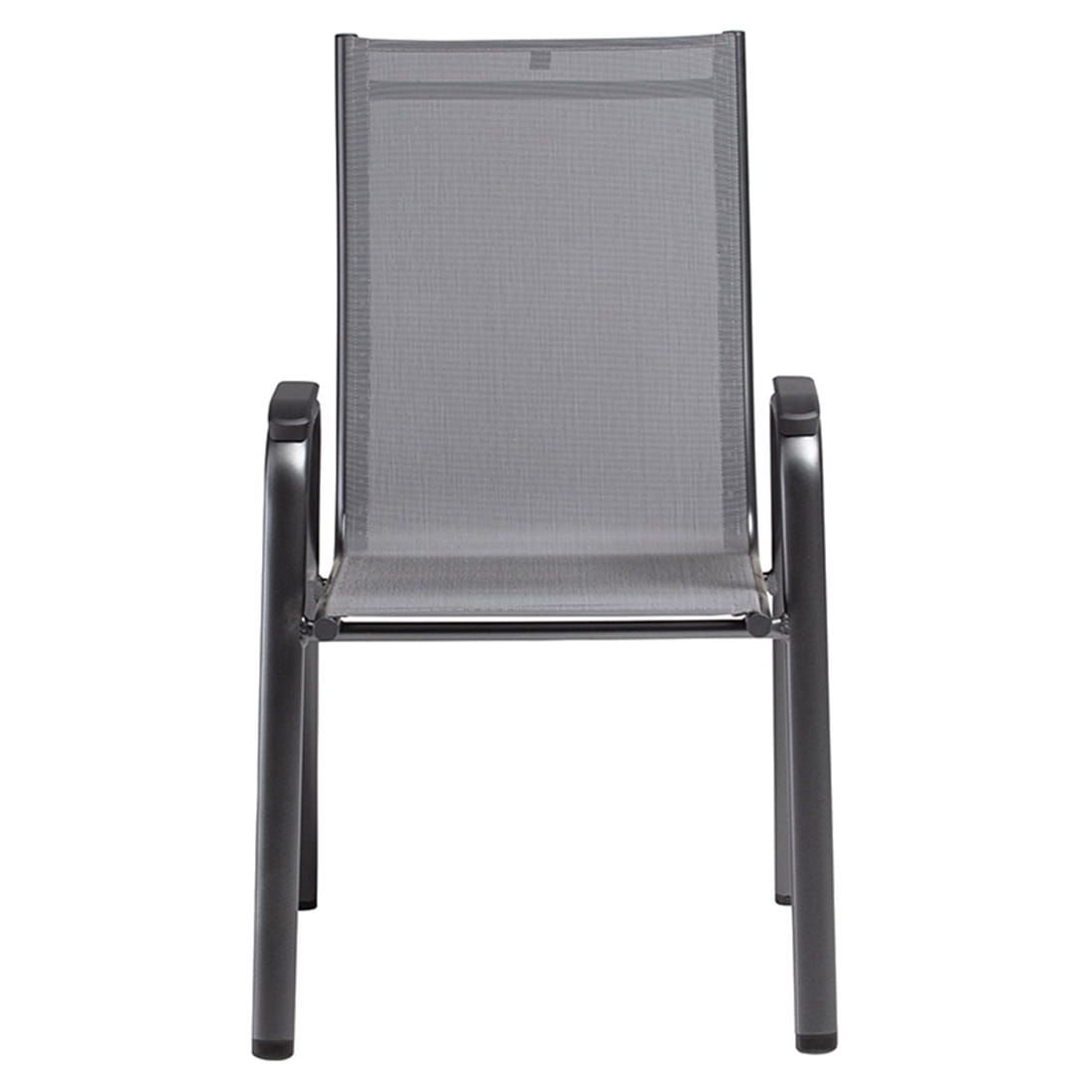Kettler Cirrus Silver Line Stapelsessel Aluminium/Outdoorgewebe