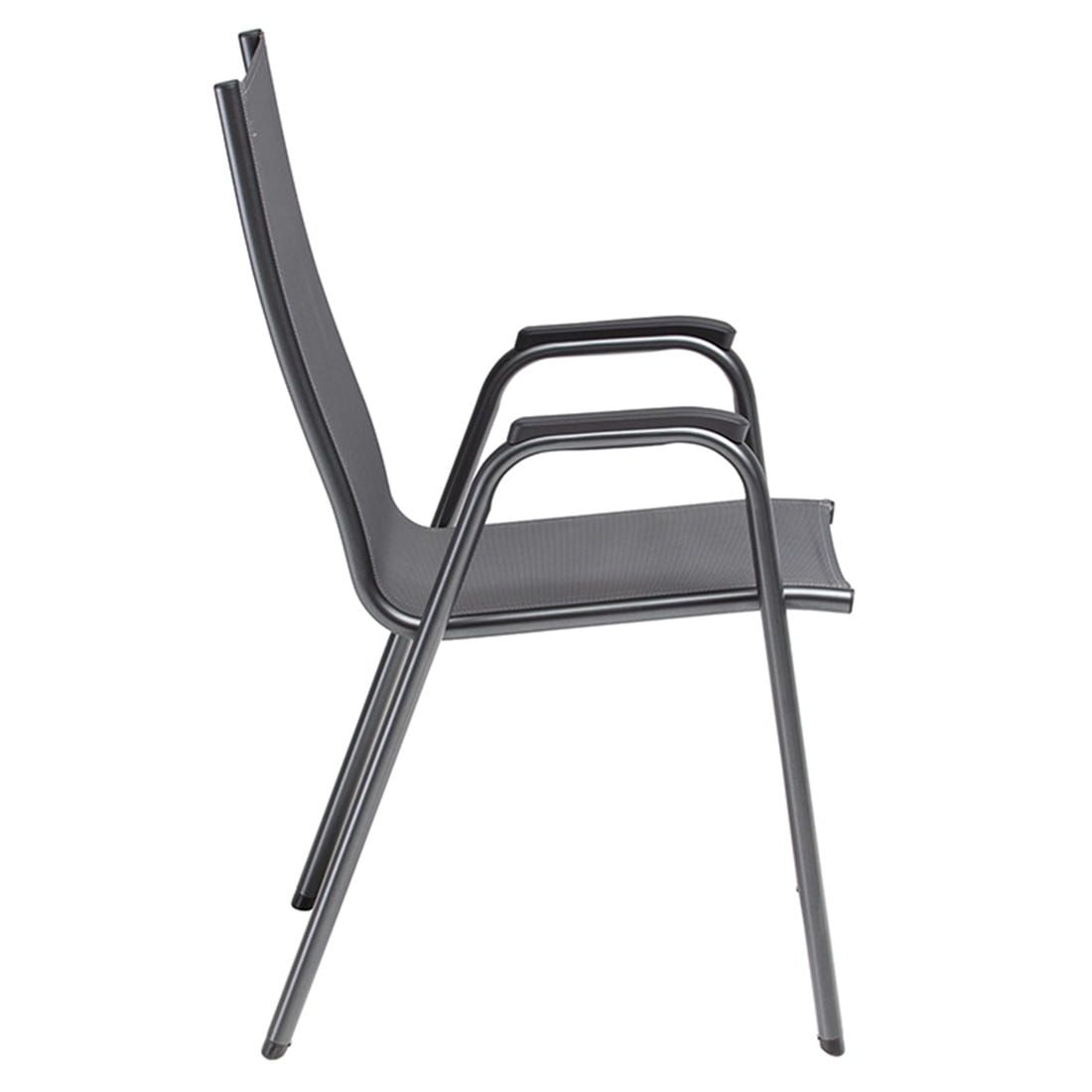 Kettler Cirrus Silver Line Stapelsessel Aluminium/Outdoorgewebe