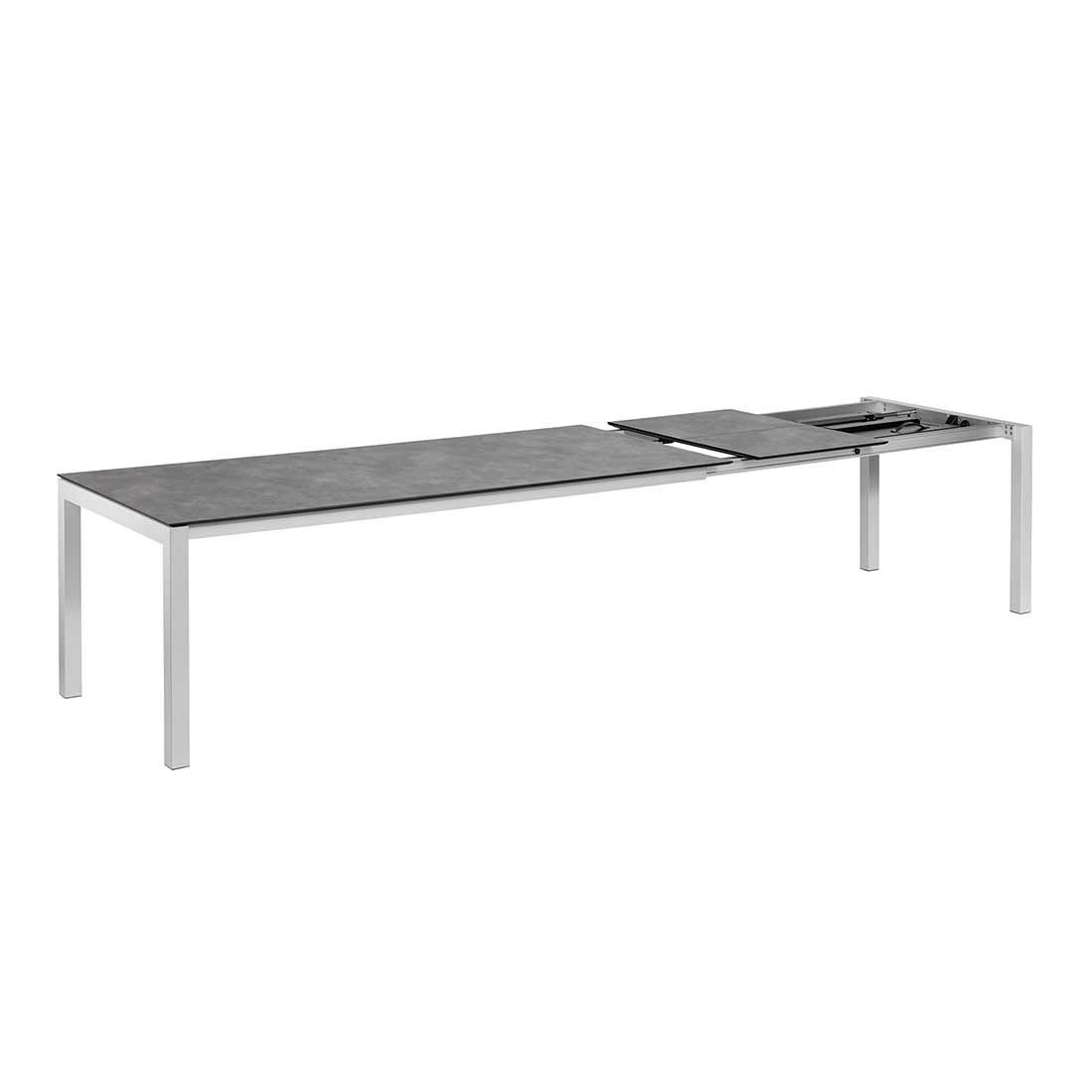 Kettler Cubic Ausziehtisch 210/270/330x95 cm Aluminium/HPL