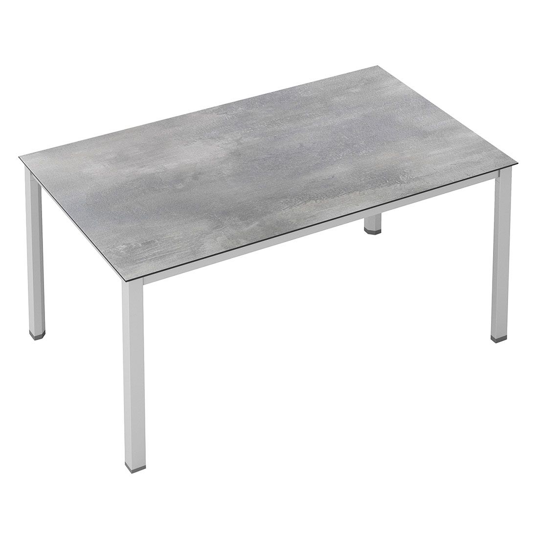 Kettler Cubic Gartentisch 140x70cm Aluminium/HPL