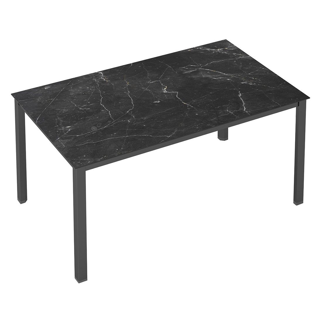 Kettler Cubic Gartentisch 160x95 cm Aluminium/HPL